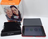 GRANDPAD 8&quot; ACER TABLET BUNDLE 32GB BLACK RED CASE CONSUMER CELLULAR 4G ... - £56.41 GBP
