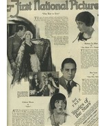 First National Pictures Magazine Ad 1925 Barbara La Marr Colleen Moore B... - £14.03 GBP