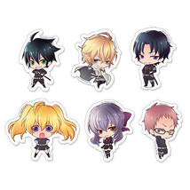 Seraph of The End Characters Sticker Set Anime Licensed NEW - £6.17 GBP
