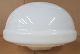 Large Art Deco Milk Glass  GLobe Lamp Shade Chandalier Acorn MCM A - $251.17