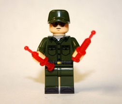Steve Rogers Army Disguise Captain America Building Minifigure Bricks US - £5.66 GBP