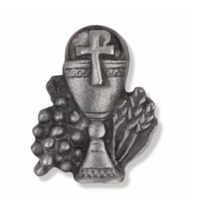 Pewter Communion Chalice Lapel Pin - £16.07 GBP
