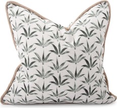 Pillow Throw HOWARD ELLIOTT Casual Country Farmhouse 20x20 Hemp Moss Green - £249.99 GBP