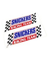 Snickers Racing Team Pair Stickers Decals Vintage NASCAR 11.5&quot; x 3.75&quot; - $13.26 CAD