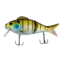 Casting Plug Hard Bait Swim Bait Split Soft Tail 5.5 Inch Yellow/White - £5.89 GBP