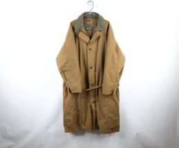 Vtg 90s John Partridge Mens XL Goretex Waterproof Insulated Belted Trench Coat - £149.77 GBP