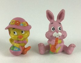 Bunny Duckling Mini PVC 2&quot; Figures Maia Borges Easter Buddies Lot Vintag... - $14.80