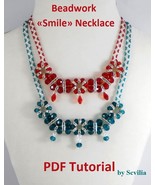 Tutorial  beaded Necklace,Beading Tutorial, Beadwork Tutorial, DIY, PDF ... - $8.13 CAD