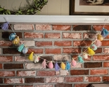 Handmade Easter Egg Tassel Garland Decor Felted Ribbon Rustic Cottagecor... - $25.00