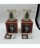 Spode Christmas Tree *Romantic Footed Mug* 12oz..NEW.. Set Of 2 - £25.90 GBP