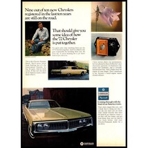 1972 Chrysler Newport Royal 2 Door Hardtop Vintage Print Ad Arthur Godfr... - $10.97