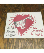 1995 animal rescue league of western Pa take an animal to heart calendar - $366.29 MXN