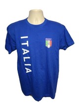 Italian Football Federation FIGC Adult Small Blue TShirt - $29.69