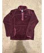 Patagonia Los Gatos Fleece Pullover Quarter Zip Sweater Girls Size XL (14) - $33.83 CAD