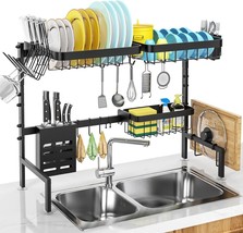 MERRYBOX adjustable dish drying rack 2 Tier Dish Rack Over Sink ~NEW~ - $45.00