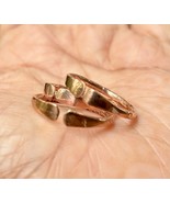Solid Pure Copper Minimalist Healing Ring, Handmade, Unisex, 3 Pc Openab... - $22.61 CAD+