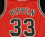 Scottie Pippen Signed Chicago Bulls Basketball Jersey COA - $199.00