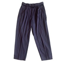 Cartonnier Anthropologie Linework Stripe Trousers Pants High Waist Belt ... - $36.28