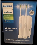 Philips Sonicare Optimal Clean Electric Toothbrush Working 3 Pack HX686p  - $475.98 MXN