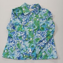 Apple Seed's RN#76915 Women's 10P Multicolor Floral Button Front Denim Jacket image 14
