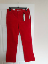 Jones New York Women&#39;s Wild Cherry Lexington Straight-leg Jeans Pants   16 - $39.59