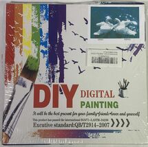 DIY Painting Picture Canvas Oil Paint By Numbers Kits Art Wall Decor Fra... - $7.80