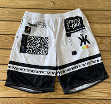 vapor 95 NWOT Men’s Athletic shorts size 34 black white C6 - £20.94 GBP