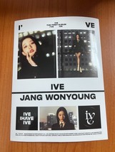 WONYOUNG IVE Official PHOTO STICKER &#39;I&#39;VE IVE&#39; Kpop Authentic Rare - $54.94 MXN