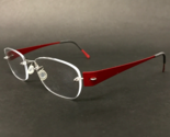 Lindberg Eyeglasses Frames T62 COL. U33 Matte Red Silver Rimless 50-18-135 - £187.69 GBP