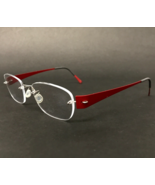 Lindberg Eyeglasses Frames T62 COL. U33 Matte Red Silver Rimless 50-18-135 - £186.63 GBP