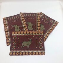 Southwestern Stag Jacquard Place Mats Set of 4 13x19 inches Hemmed - $237.21 MXN Southwestern Stag Jacquard Place Mats Set of 4 13x19 inches Hemmed - $237.21 MXN