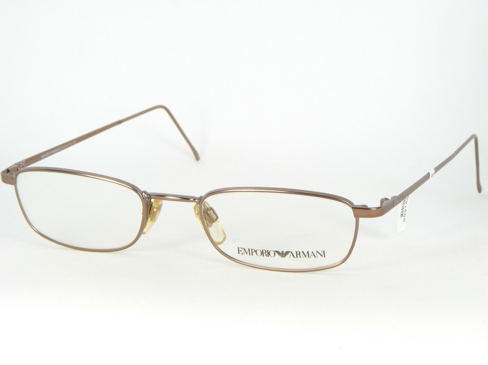Emporio Armani EA 120 980 PALE BROWN EYEGLASSES GLASSES FRAME 48-19-135m... - $69.30