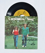 THE CARPENTERS – &quot;SING&quot; Signed Record X2 – Karen Carpenter &amp; Richard Car... - £1,241.10 GBP