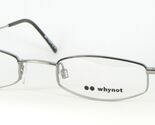 whynot by KT Koberg + Tente KT 5005.1 SILVER /BLACK EYEGLASSES GLASSES 4... - $29.70
