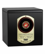 Veterans Double Black Wood Urn - $555.22 CAD