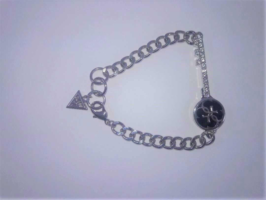Guess Silver-Tone Charm Bracelet - $14.36