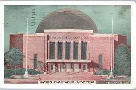 The Hayden Planetarium New York City New York Postcard 1939 - £11.83 GBP