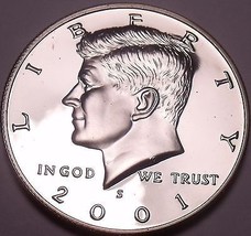 Vereinigte Staaten 2001-S Beweis John F.Kennedy Halb Dollar ~ Wir Haben Kennedys - £7.83 GBP