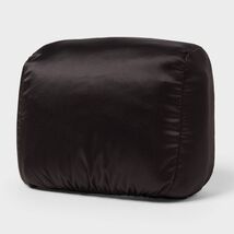Brightroom Satin Head Cover Black Polyester Car Accessory Organizer - $36.35 MXN