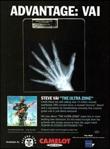 Steve Vai hand x-ray 1999 The Ultra Zone album advertisement 8 x 11 ad p... - $4.05