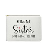 Sisters Gift From Sister Makeup Bag for Sis Best Friend Funny Cosmetic B... - £24.55 GBP