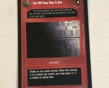 Star Wars CCG Trading Card Vintage 1995 #4 Fear Will Keep Them In Line - $1.97