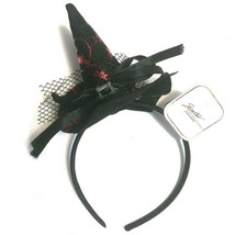 Halloween Christmas Witch Cap Hat Star Party Props Hair Clips Headband - Black - £6.31 GBP