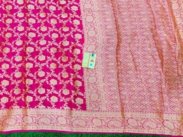Pure Silk Mark Certified Saree, Handwoven Pure Chiffon Saree - Elegant Tradition - £158.46 GBP