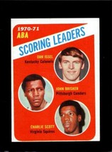 1971-72 Topps #146 ISSEL/BRISKER/SCOTT Ex (WAX-BK) Scoring Leaders (Wax *XR18360 - £7.74 GBP