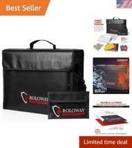 Large Fireproof Bag - 17x12x5.8in | Water-Resistant Safe Storage for Val... - $44.00