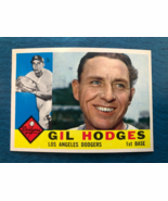 1960 TOPPS BASEBALL CARD GIL HODGES #295 (NM) - $19.00