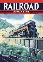 Railroad Magazine: The Speedy Future of Railroading, 1942 - Art Print - £17.37 GBP+