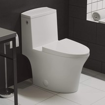 Swiss Madison Well Made Forever Sm-1T265 Hugo Touchless Toilet, Glossy W... - £342.12 GBP