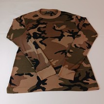 Kenyon Strata Women&#39;s Brown Camo Long Sleeve T-Shirt Top Size Measured W... - $11.08